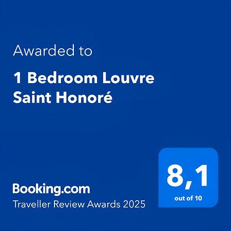 Luxurious 1 Bedroom Louvre Saint Honoré Free Netflix París Exterior foto